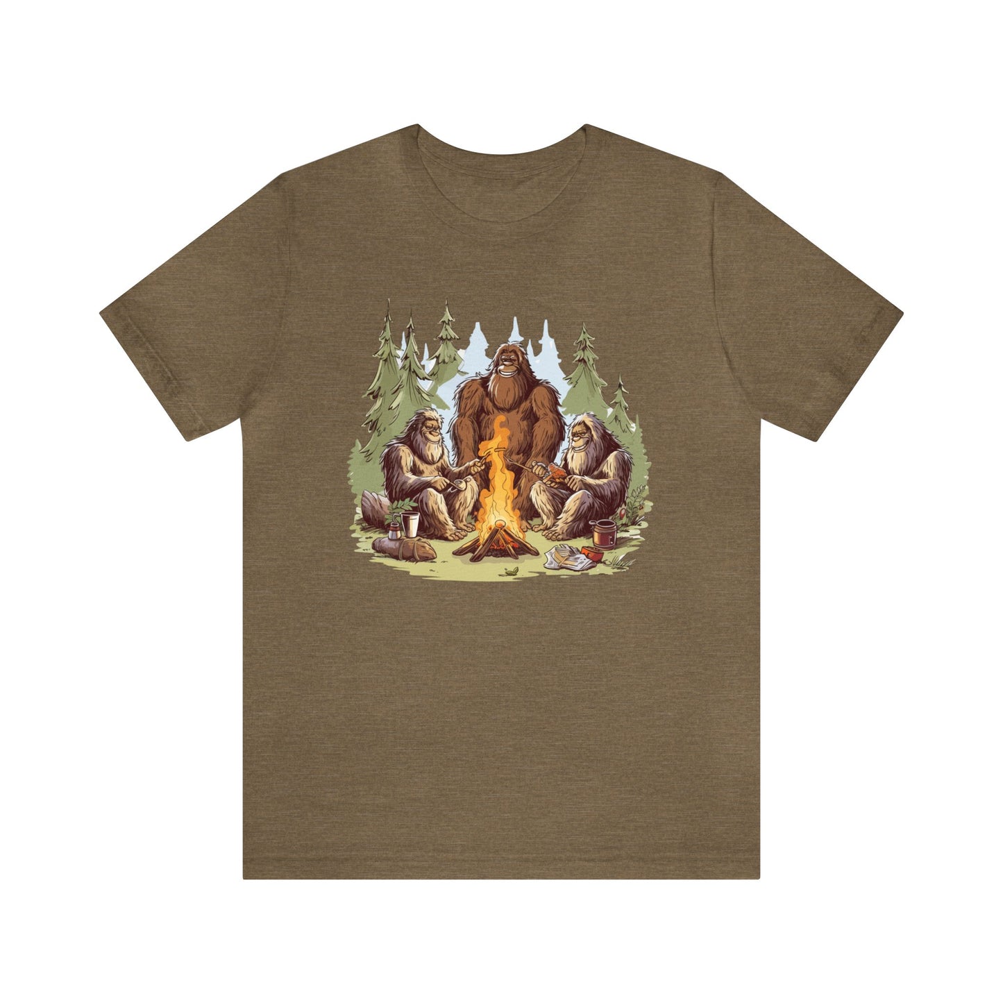 Bigfoot Family Camping Shirt