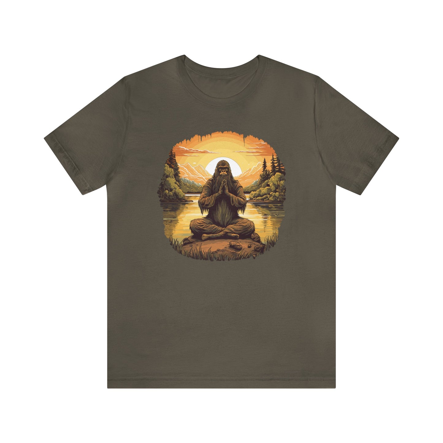 Bigfoot Doing Yoga Shirt