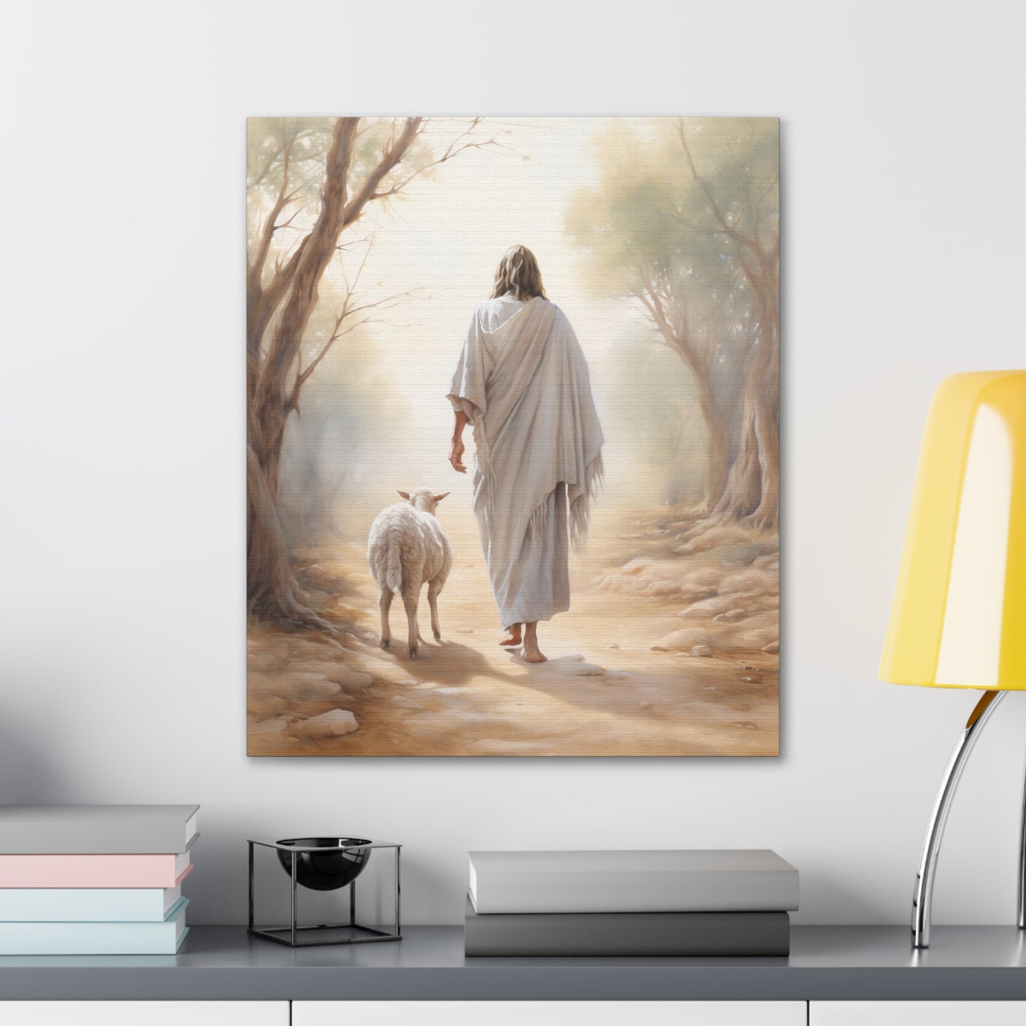 Jesus Finding The Lost Lamb Christian Wall Art