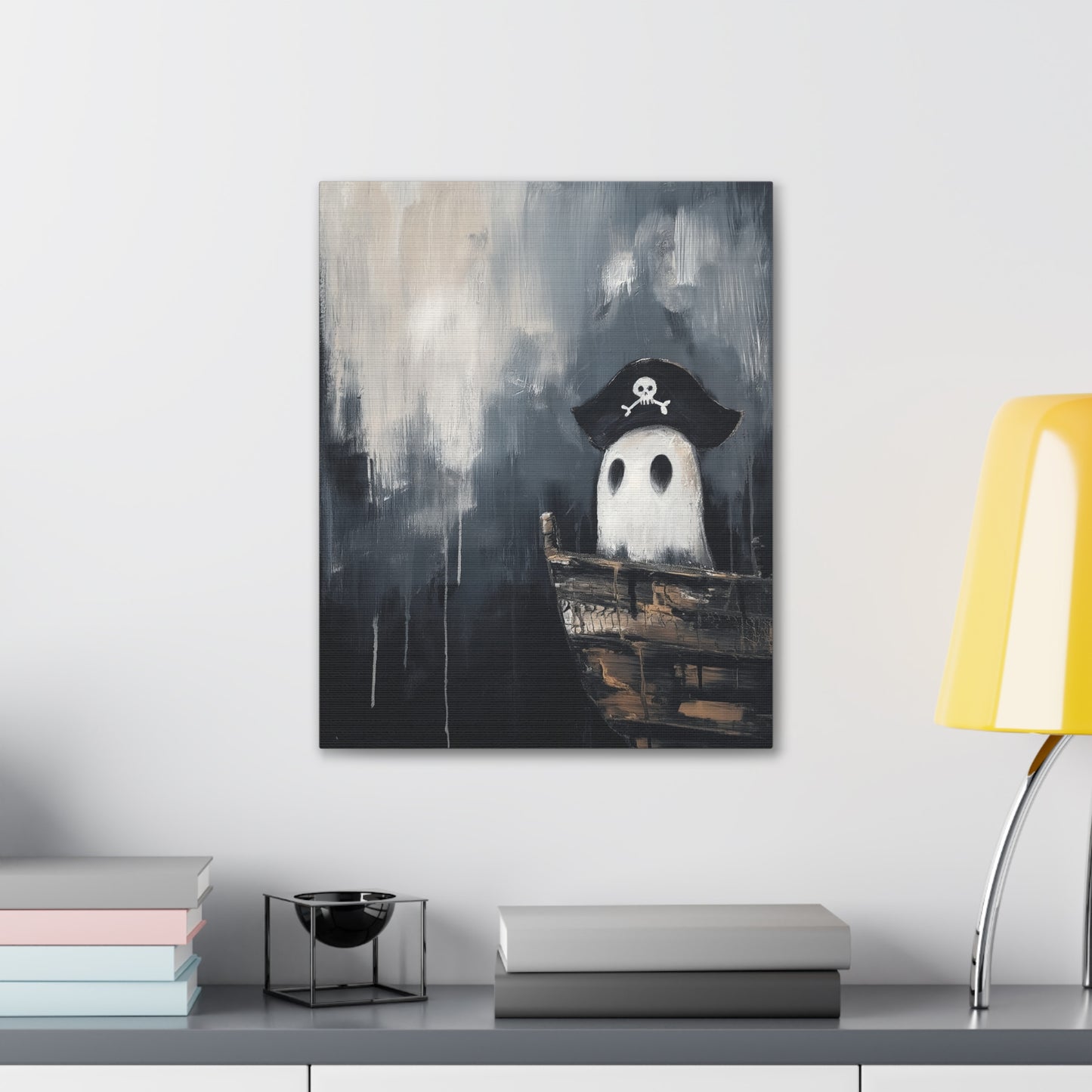 Ghost Pirate Canvas Wall Art