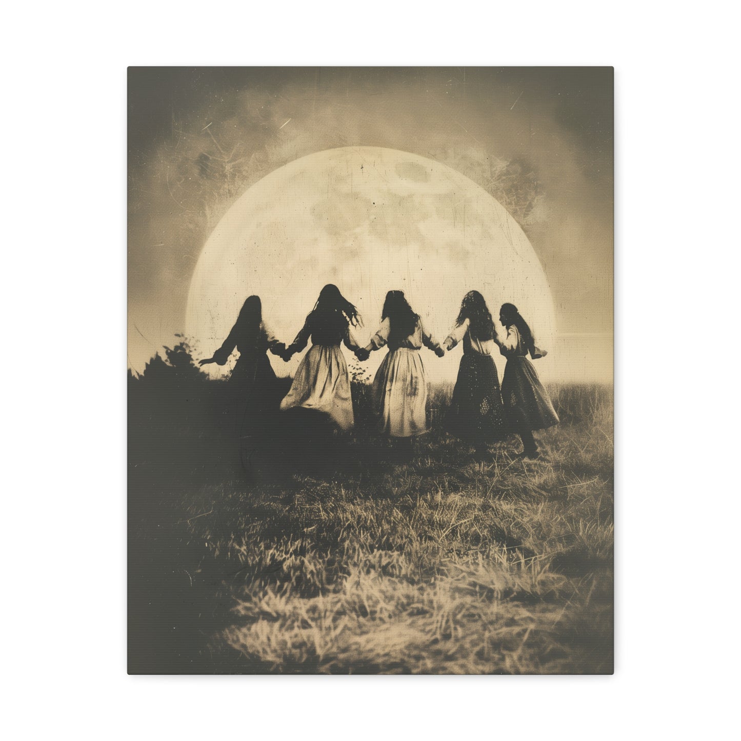 Witch Coven Canvas Wall Art