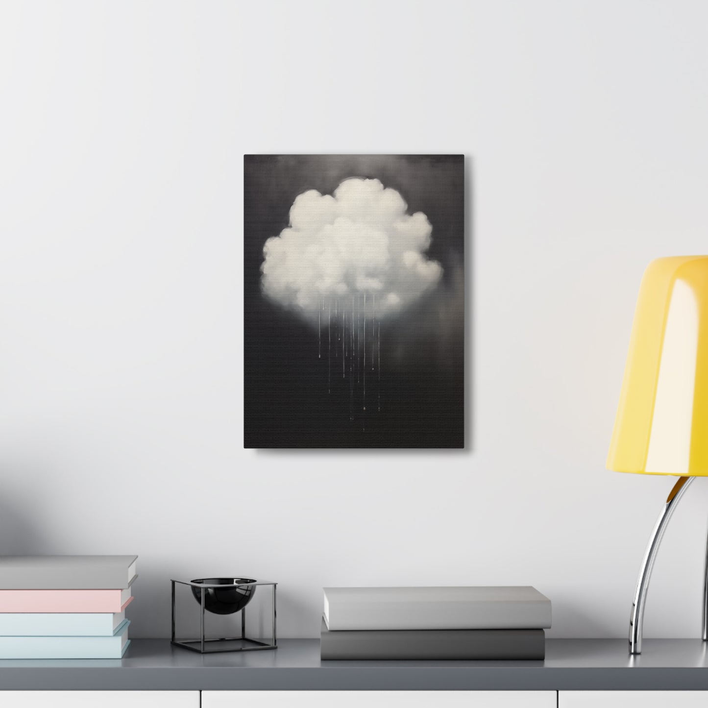 Rain Cloud Oil Canvas Wall Art