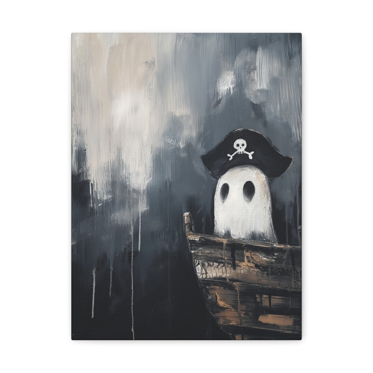 Ghost Pirate Canvas Wall Art