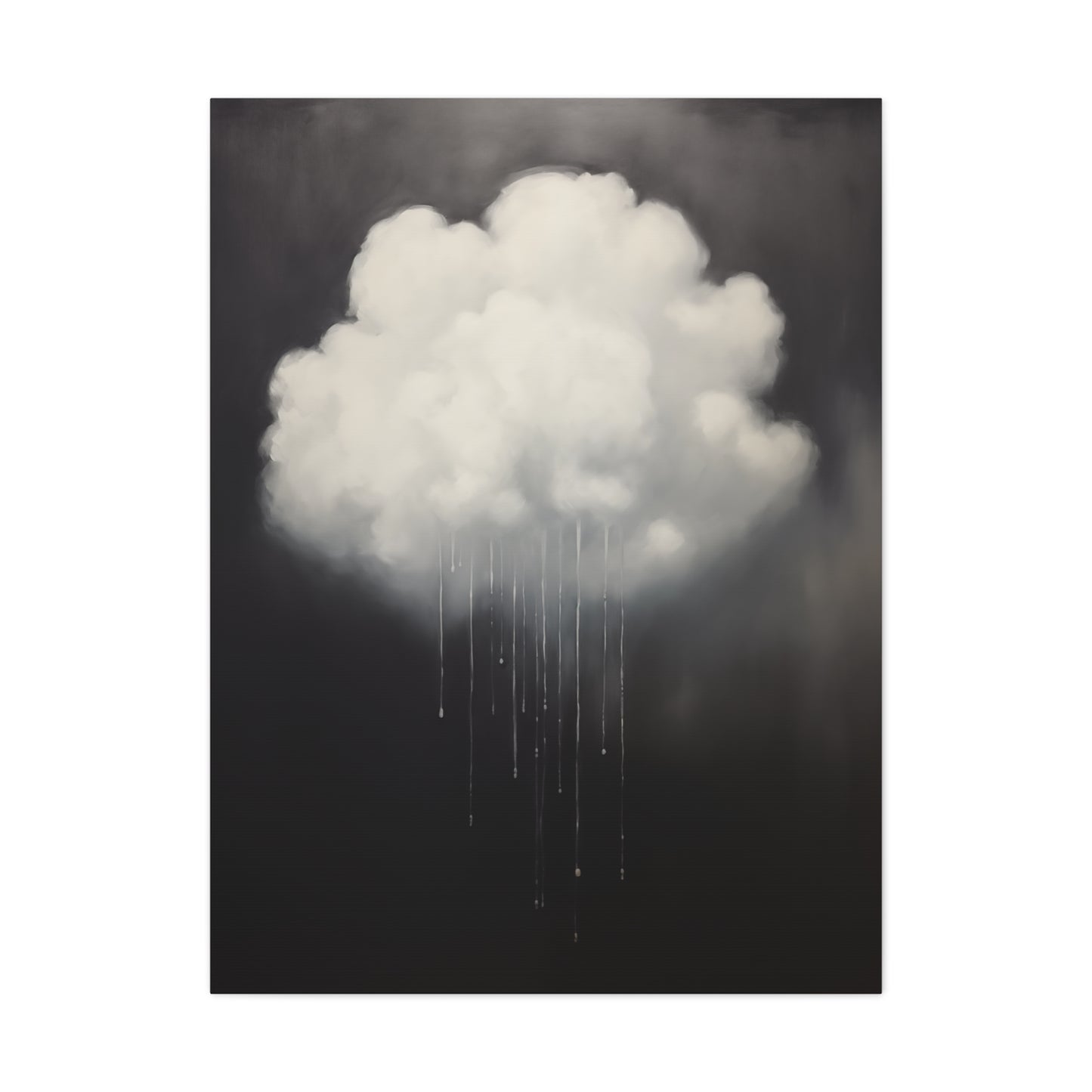 Rain Cloud Oil Canvas Wall Art