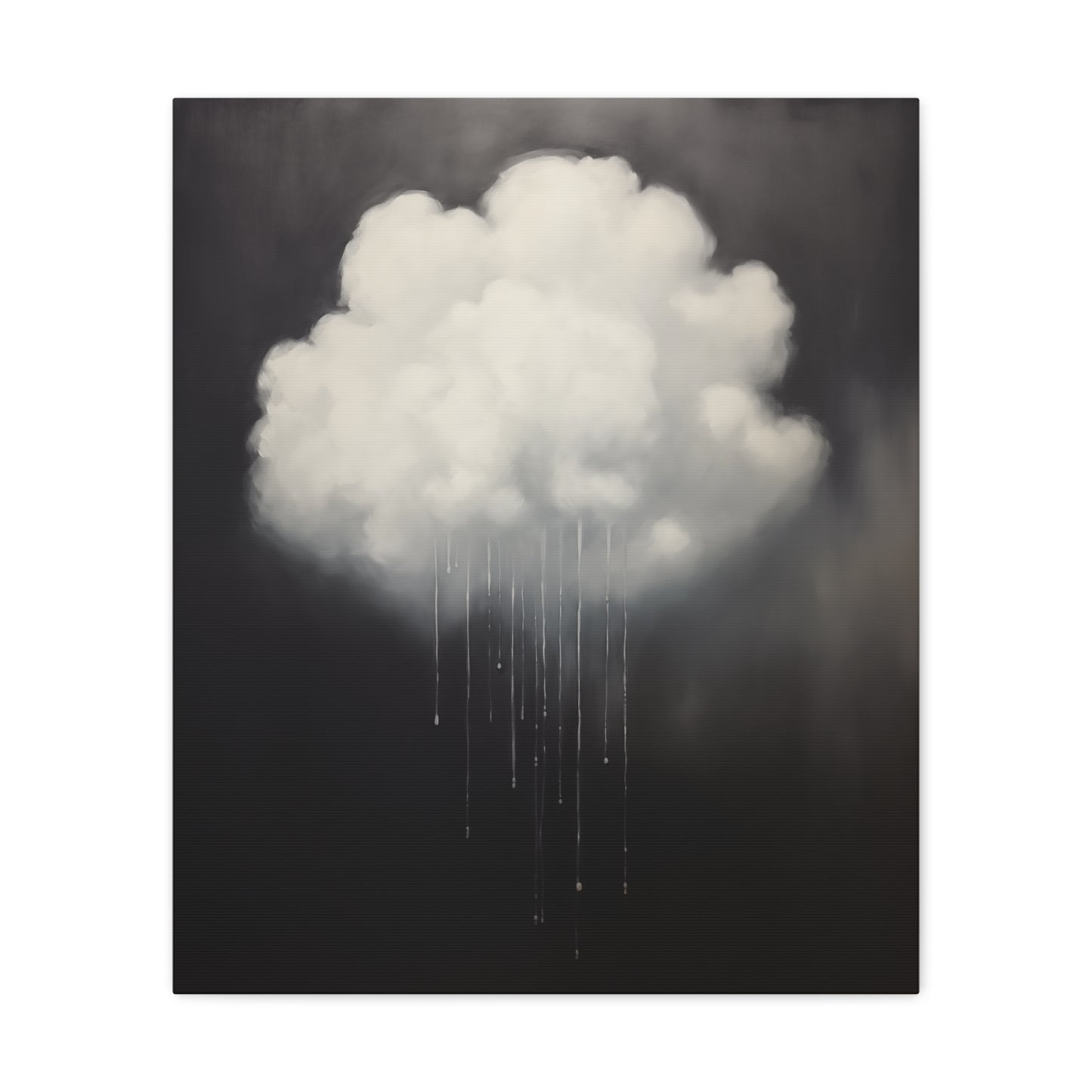 Rain Cloud Oil Canvas Wall Art