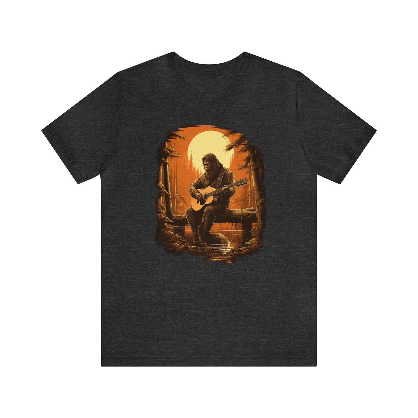 Bigfoot Playing Guitar Shirt