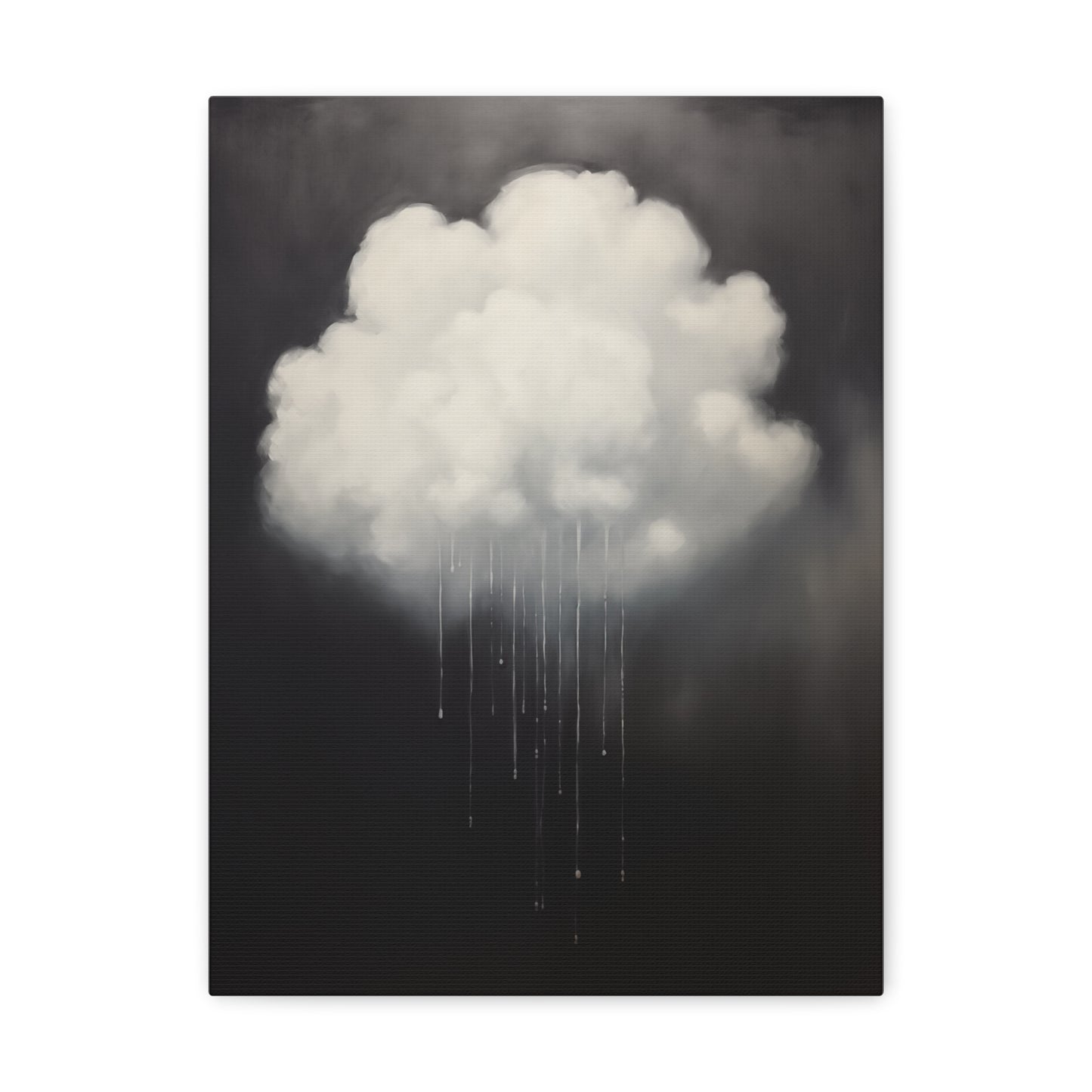 Rain Cloud Oil Canvas Wall Art