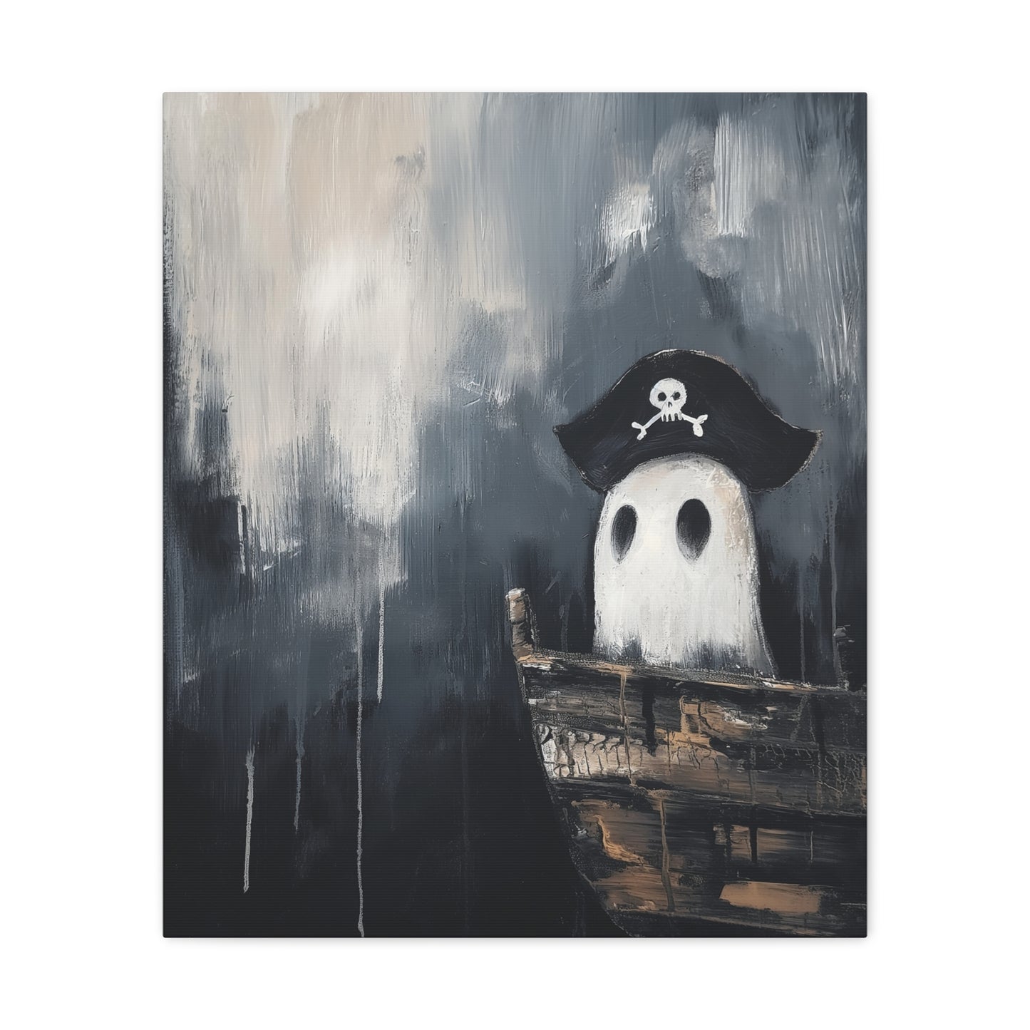 Ghost Pirate Canvas Wall Art