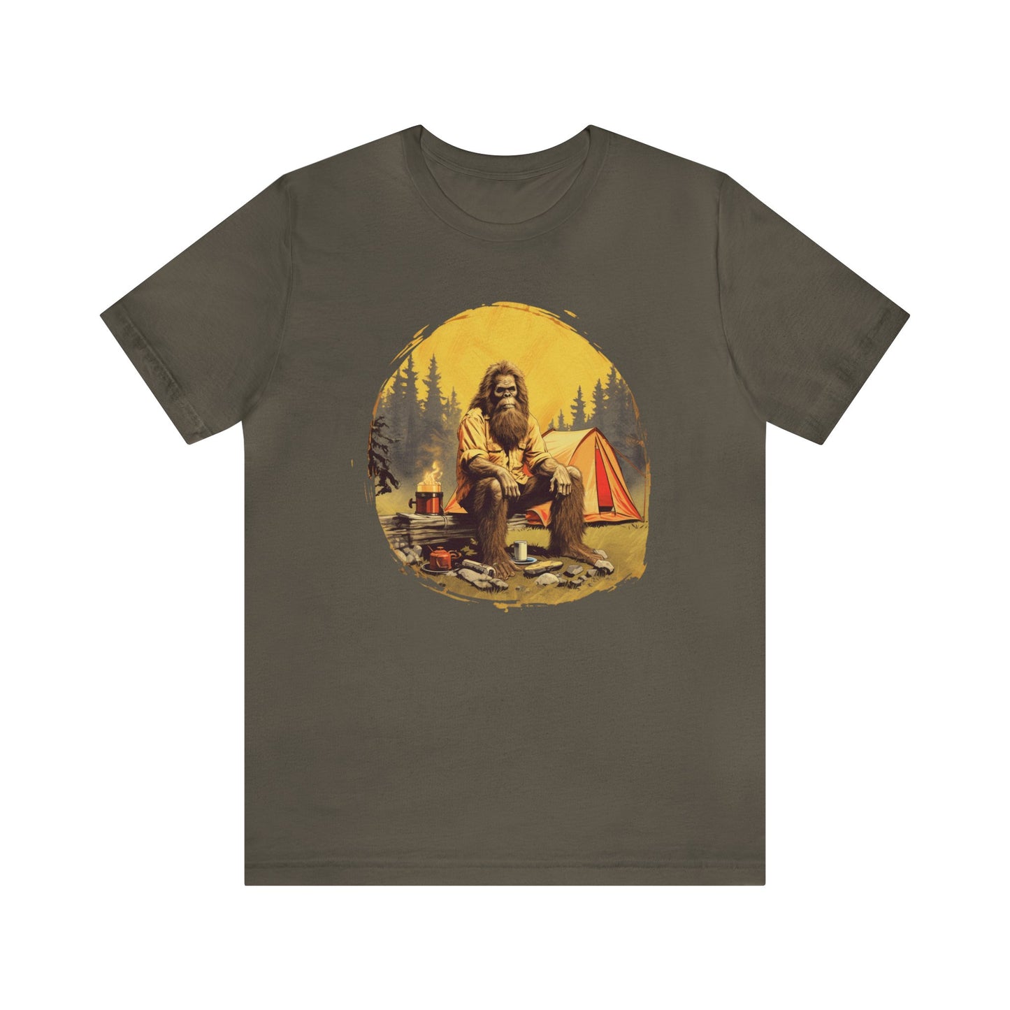 Bigfoot Camping Shirt