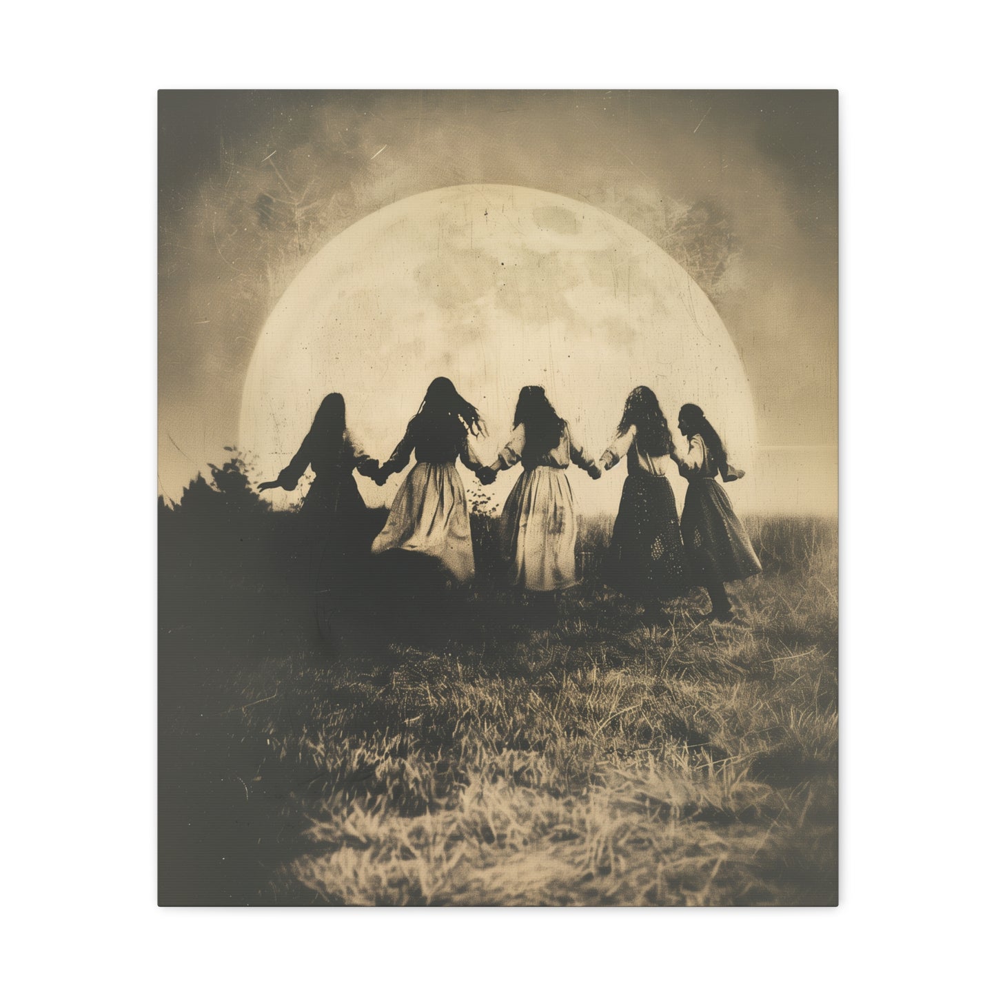 Witch Coven Canvas Wall Art