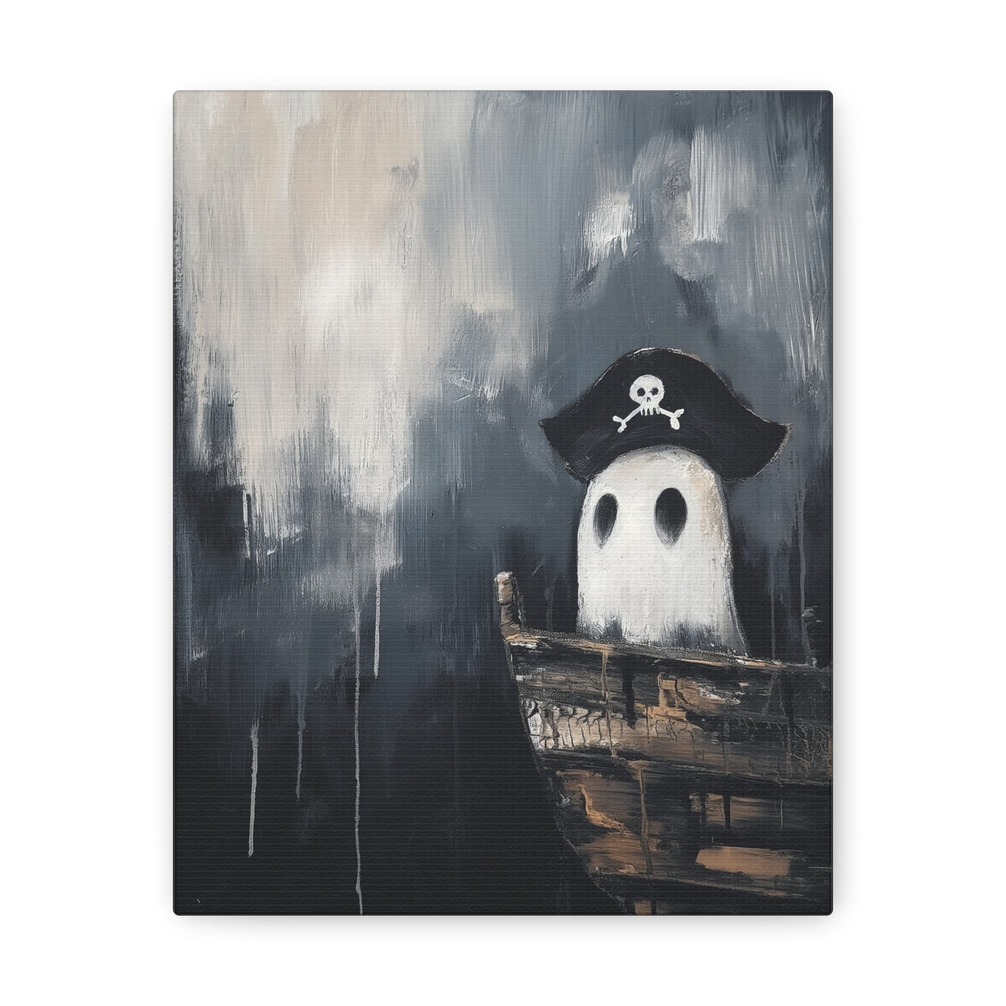 Ghost Pirate Canvas Wall Art