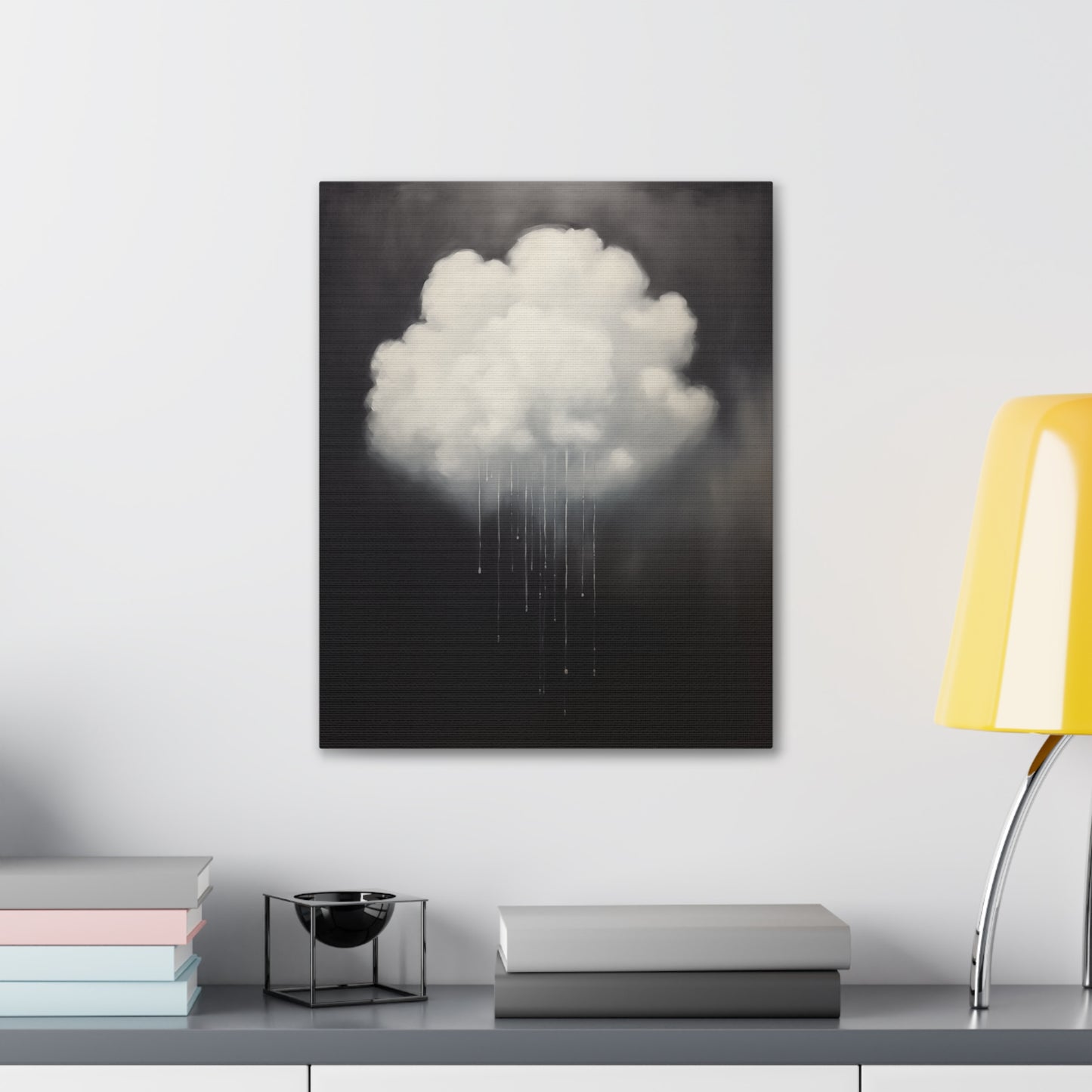 Rain Cloud Oil Canvas Wall Art