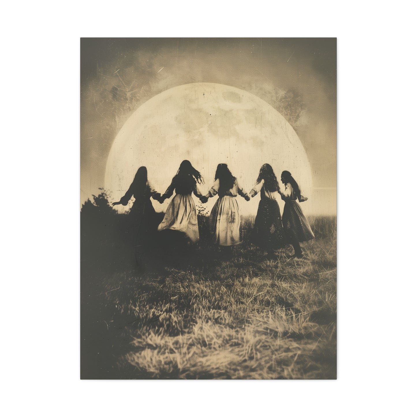 Witch Coven Canvas Wall Art