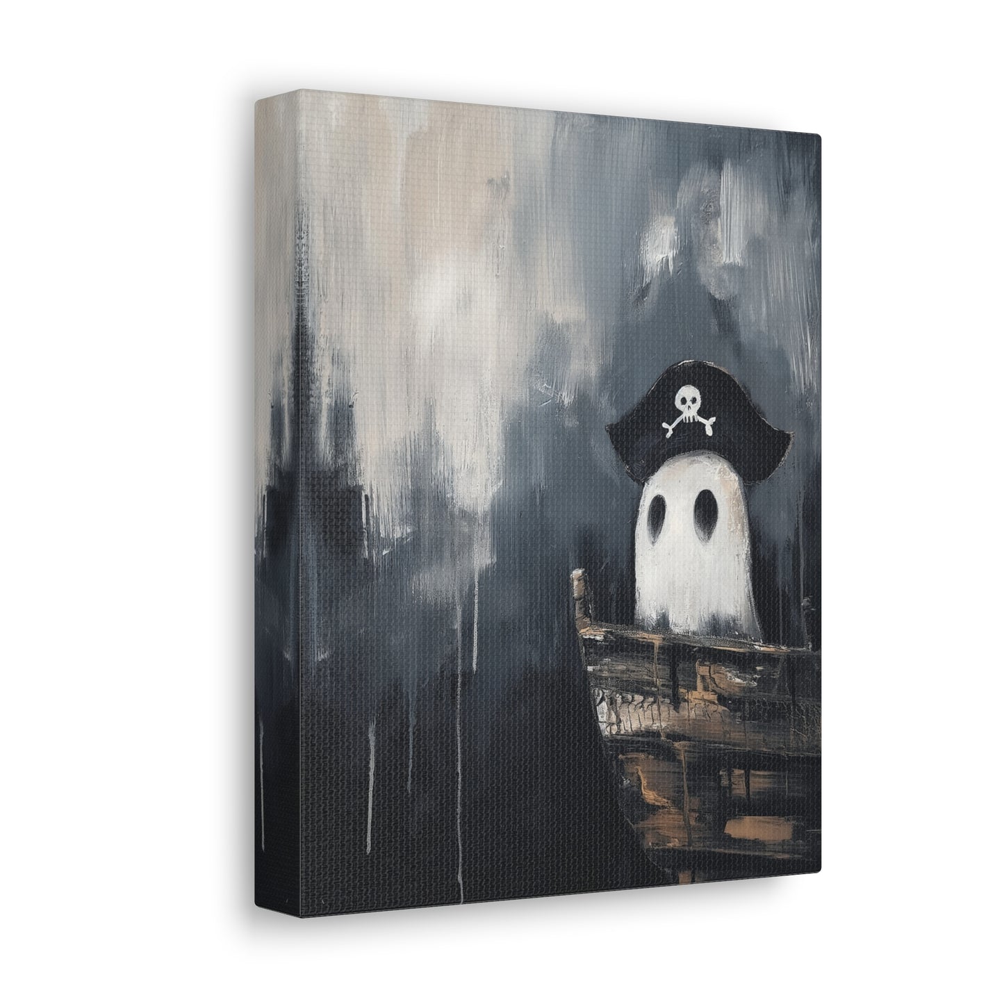 Ghost Pirate Canvas Wall Art