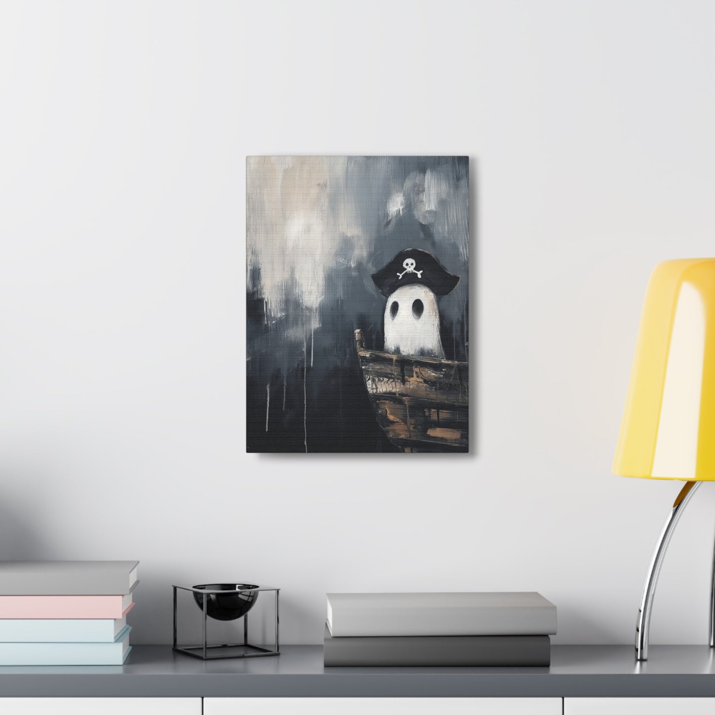 Ghost Pirate Canvas Wall Art