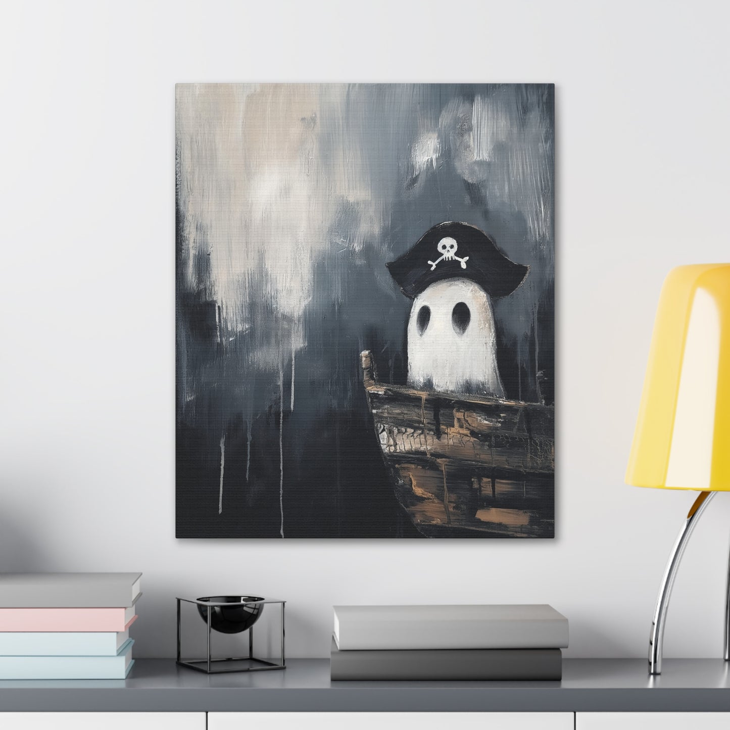 Ghost Pirate Canvas Wall Art