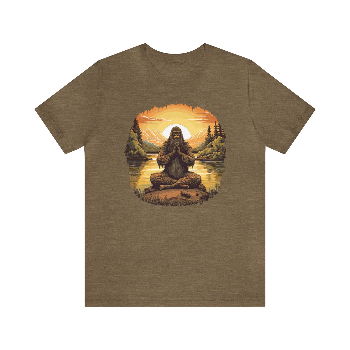 Bigfoot Doing Yoga Shirt