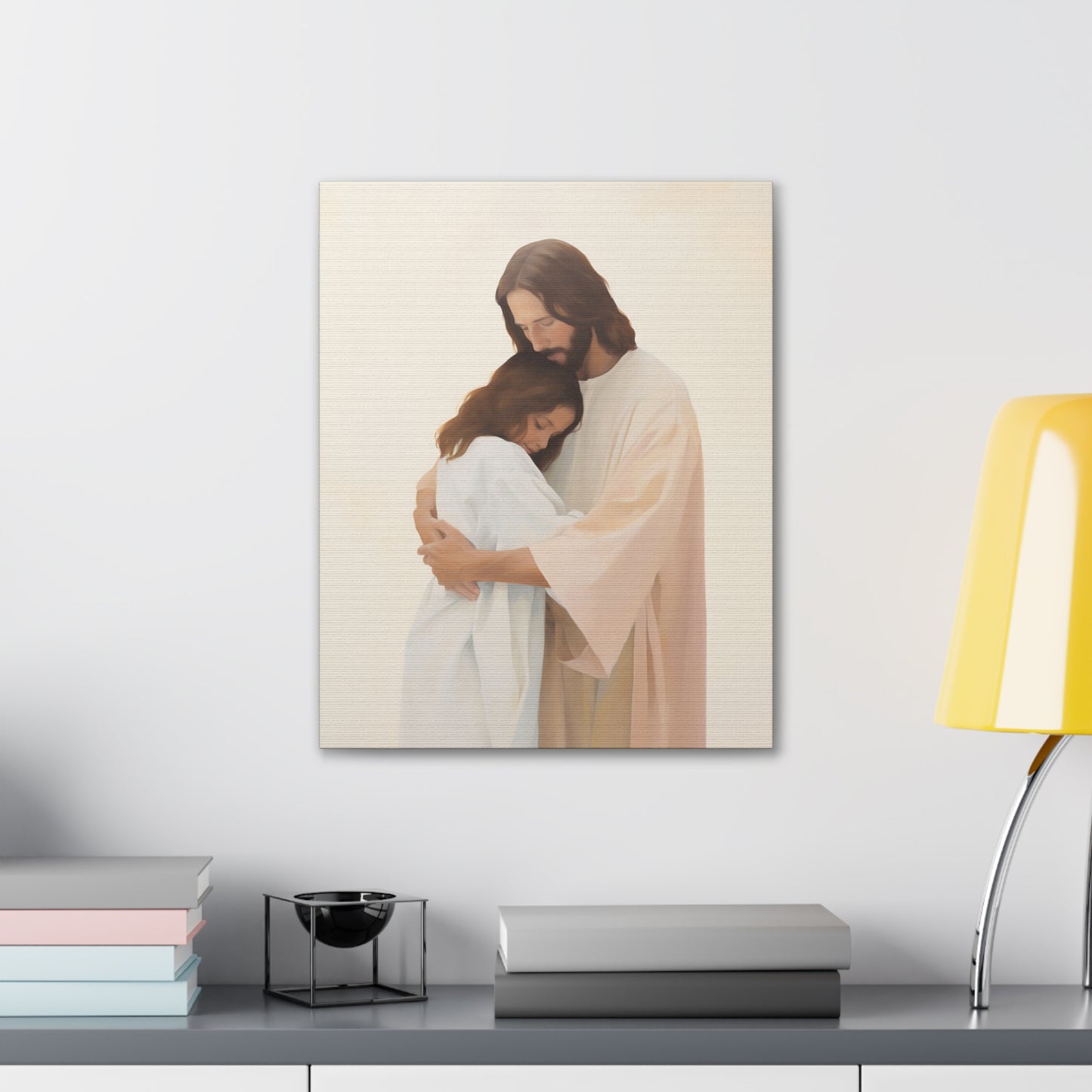Healing Embrace Christian Wall Art