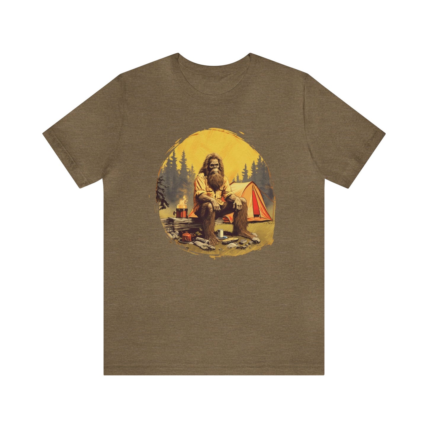 Bigfoot Camping Shirt
