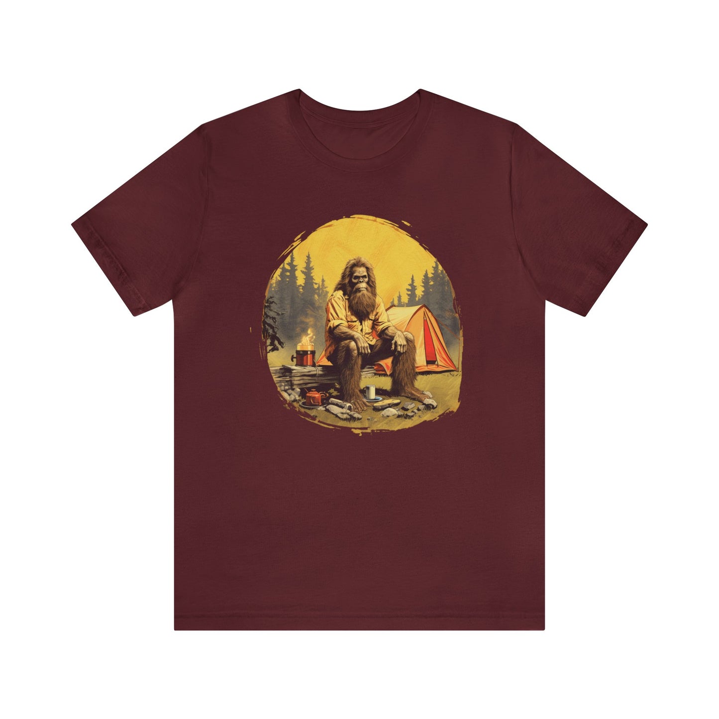 Bigfoot Camping Shirt