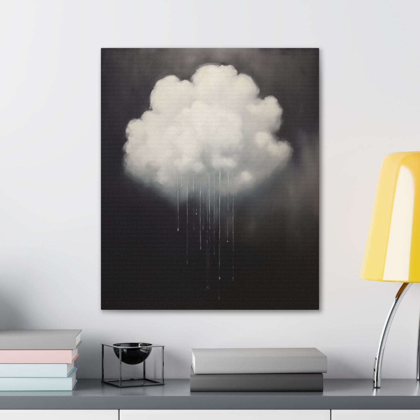 Rain Cloud Oil Canvas Wall Art