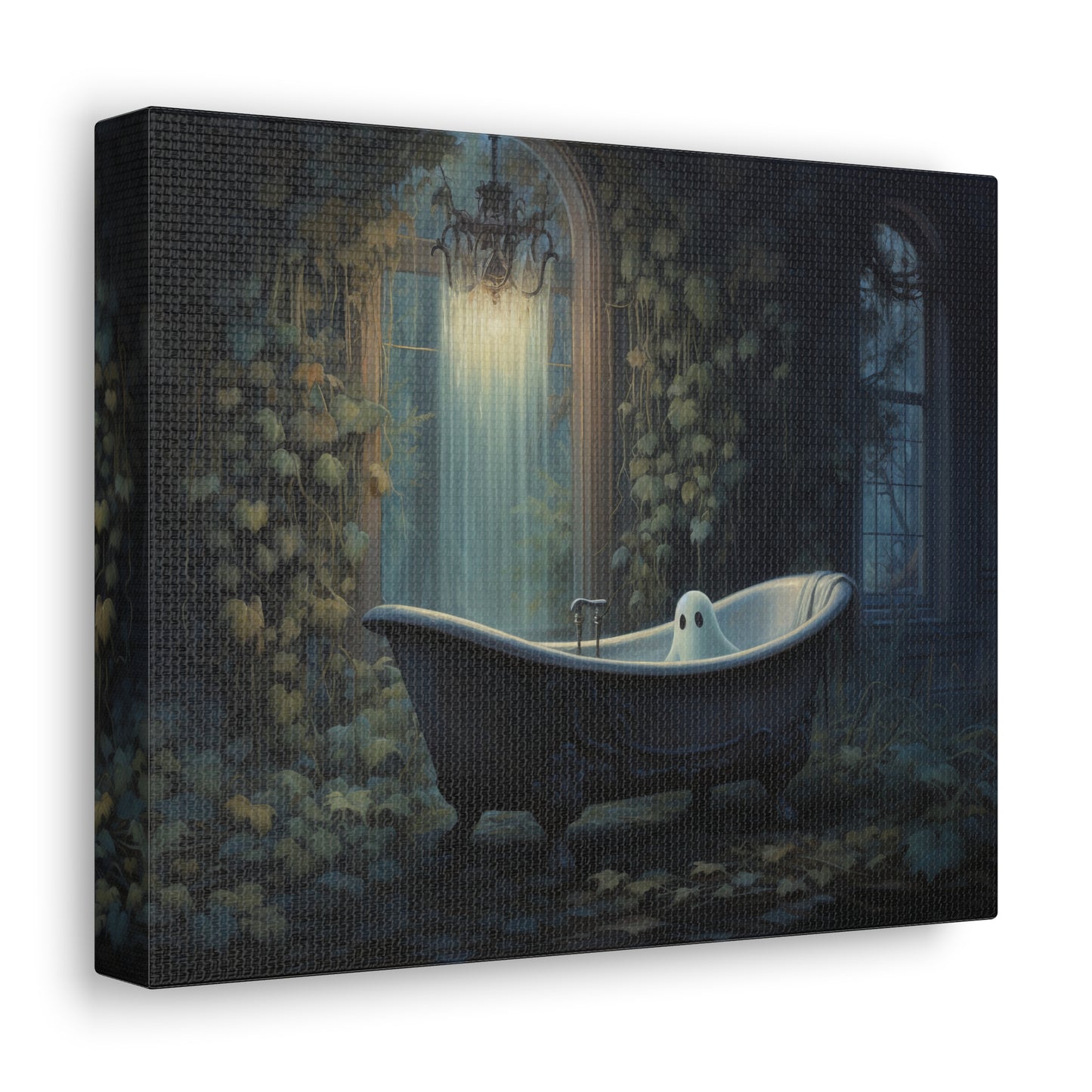 Ghost in Bathtub Wall Art Halloween Decor