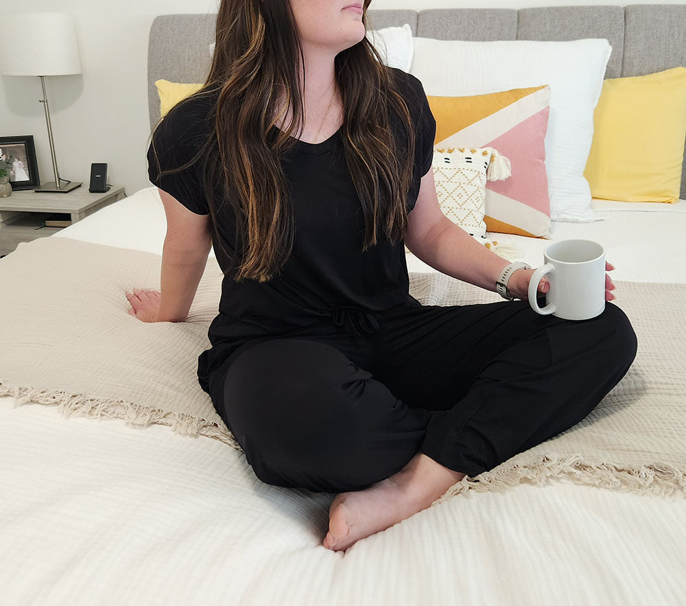 Pajama Set | Onyx Black