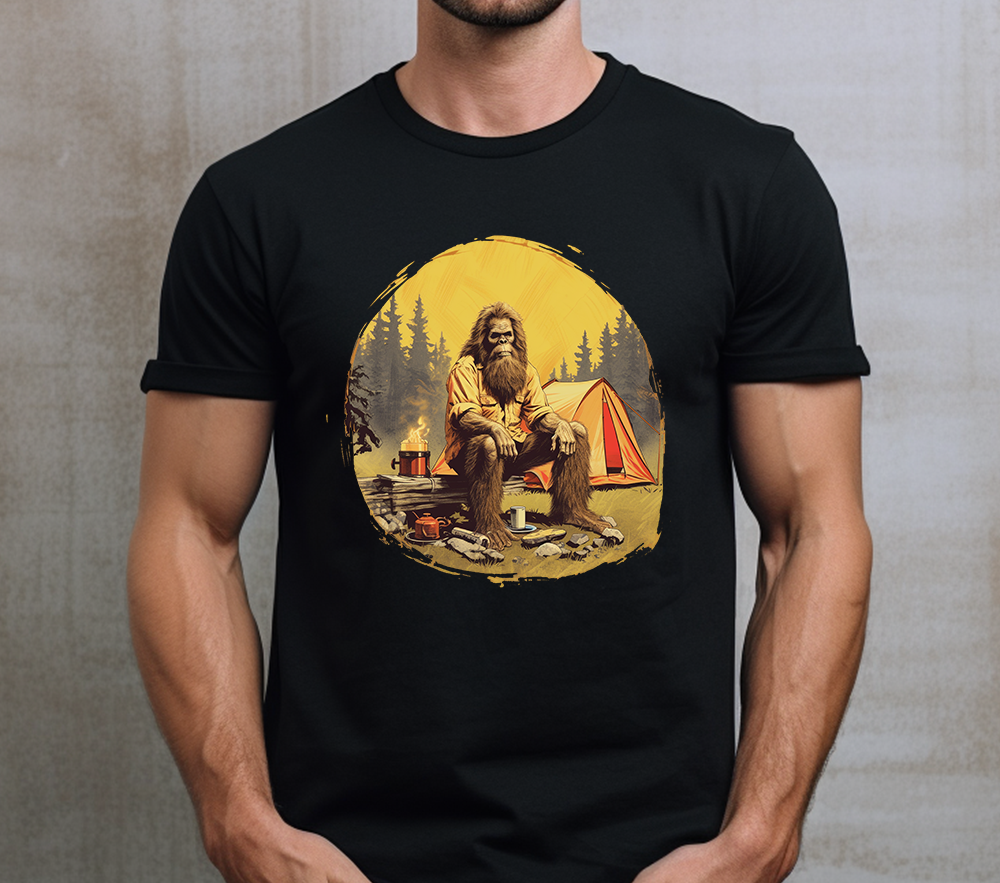 Bigfoot Camping Shirt