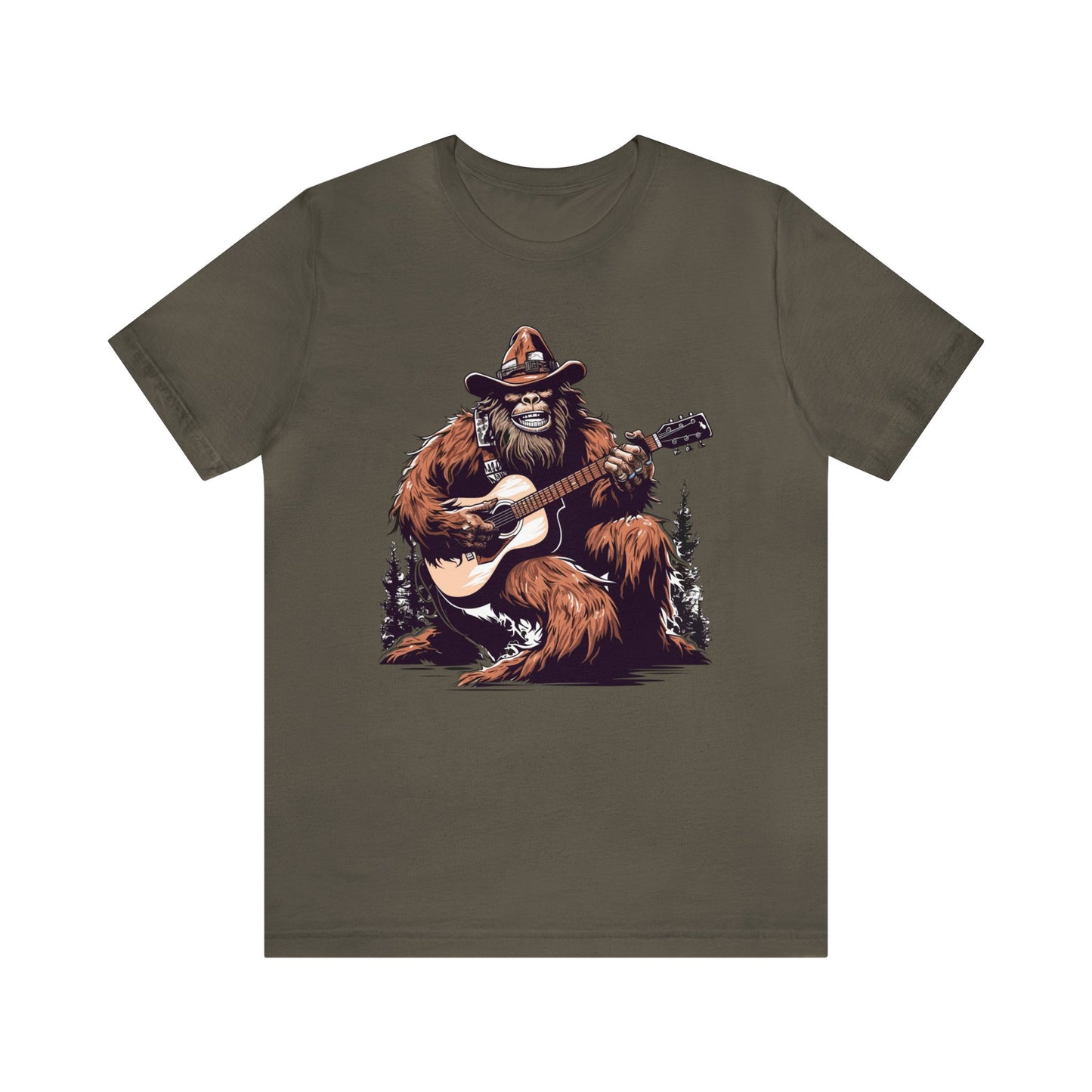 Bigfoot Willie Playing Guitar Shirt