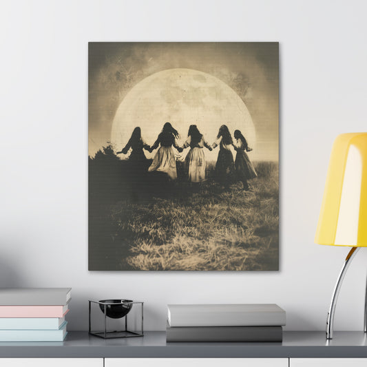 Witch Coven Canvas Wall Art