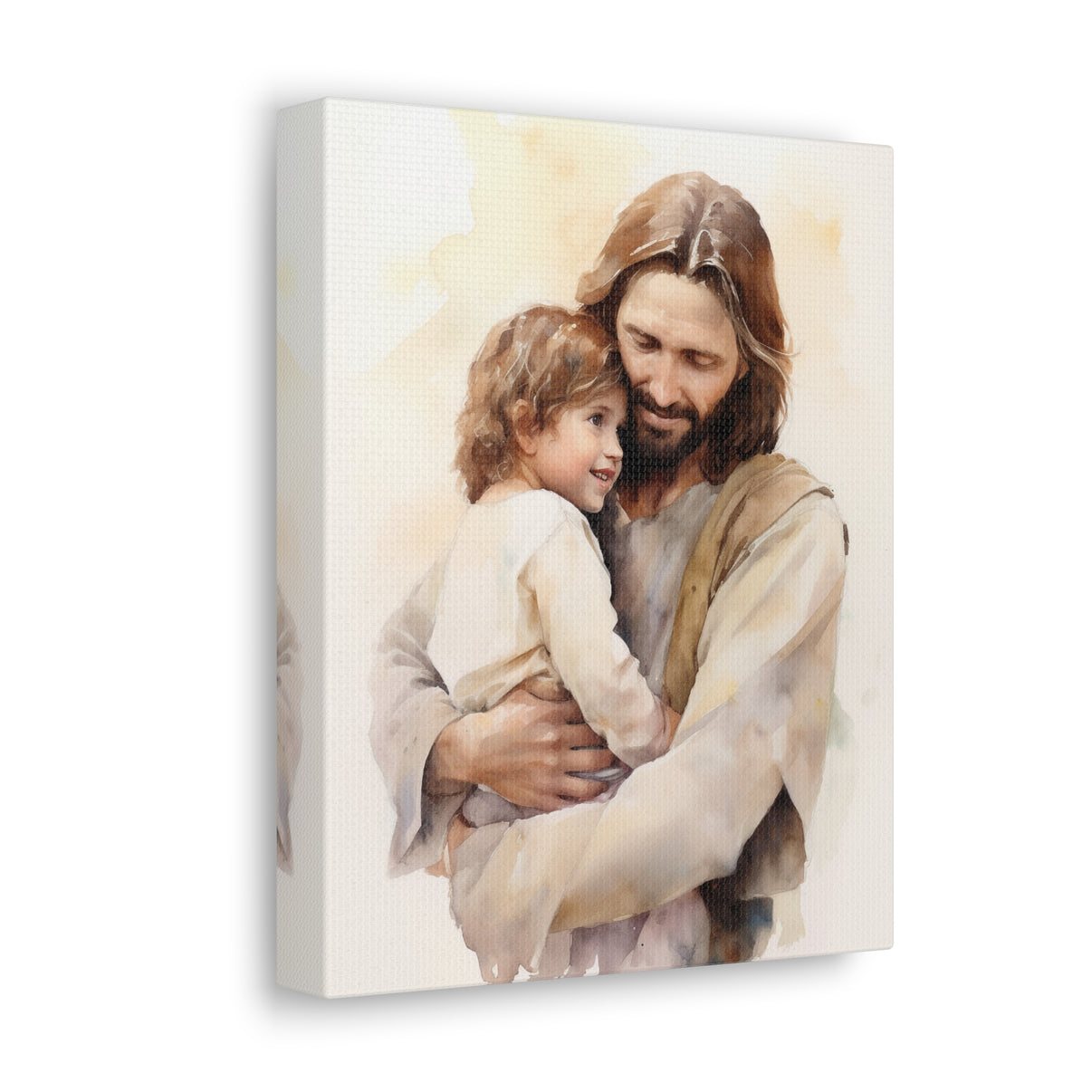 Jesus Hugging Child Christian Wall Art Design & Dye