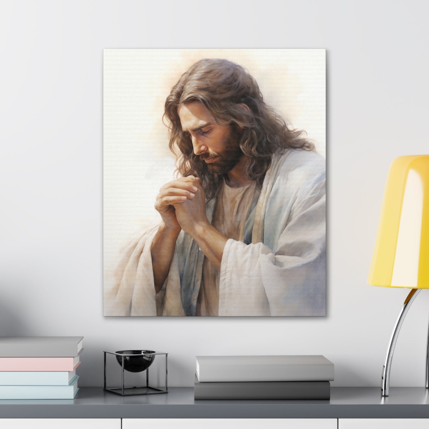 Jesus Praying To The Father Christian Wall Art