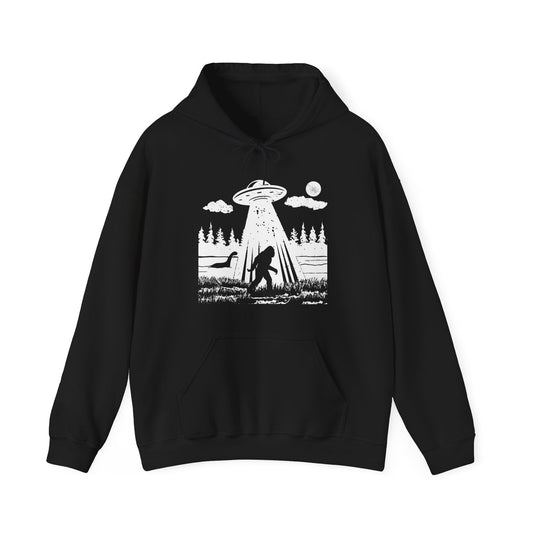 Bigfoot Lochness UFO Hoodie