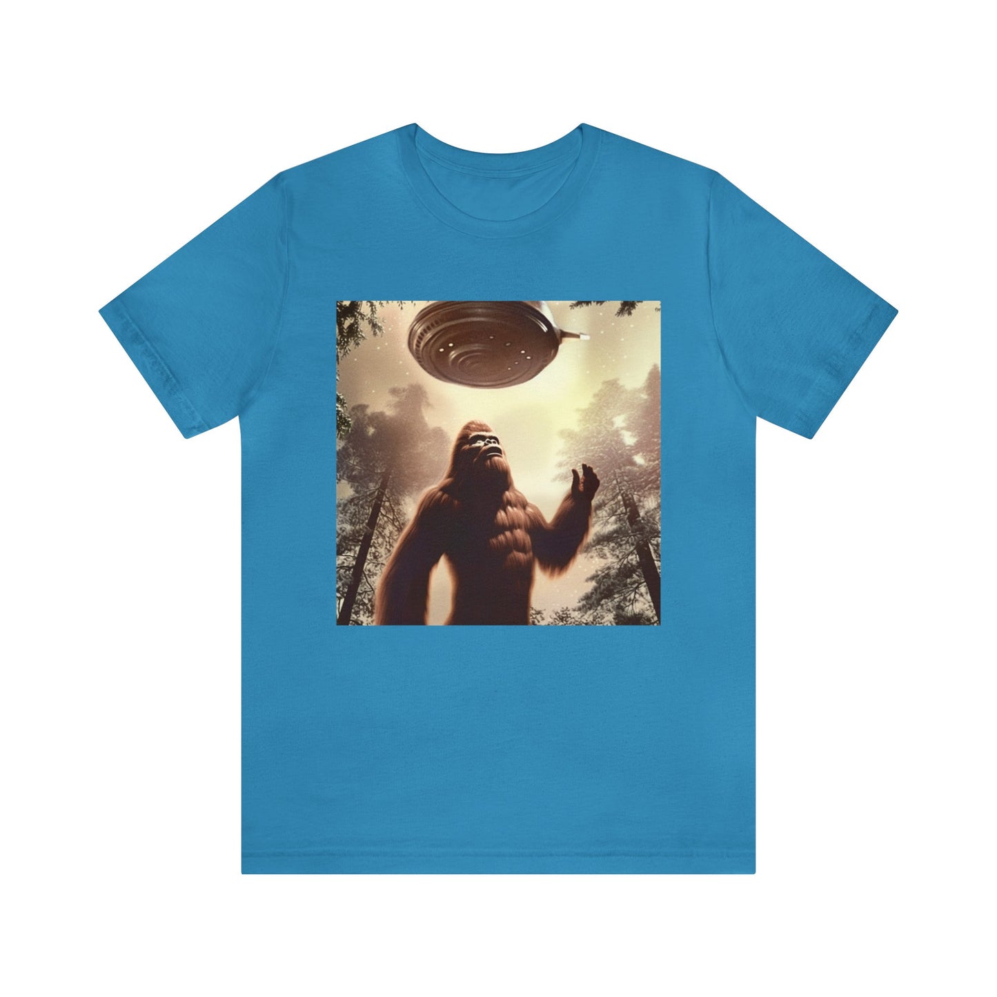 Bigfoot Abduction UFO Shirt