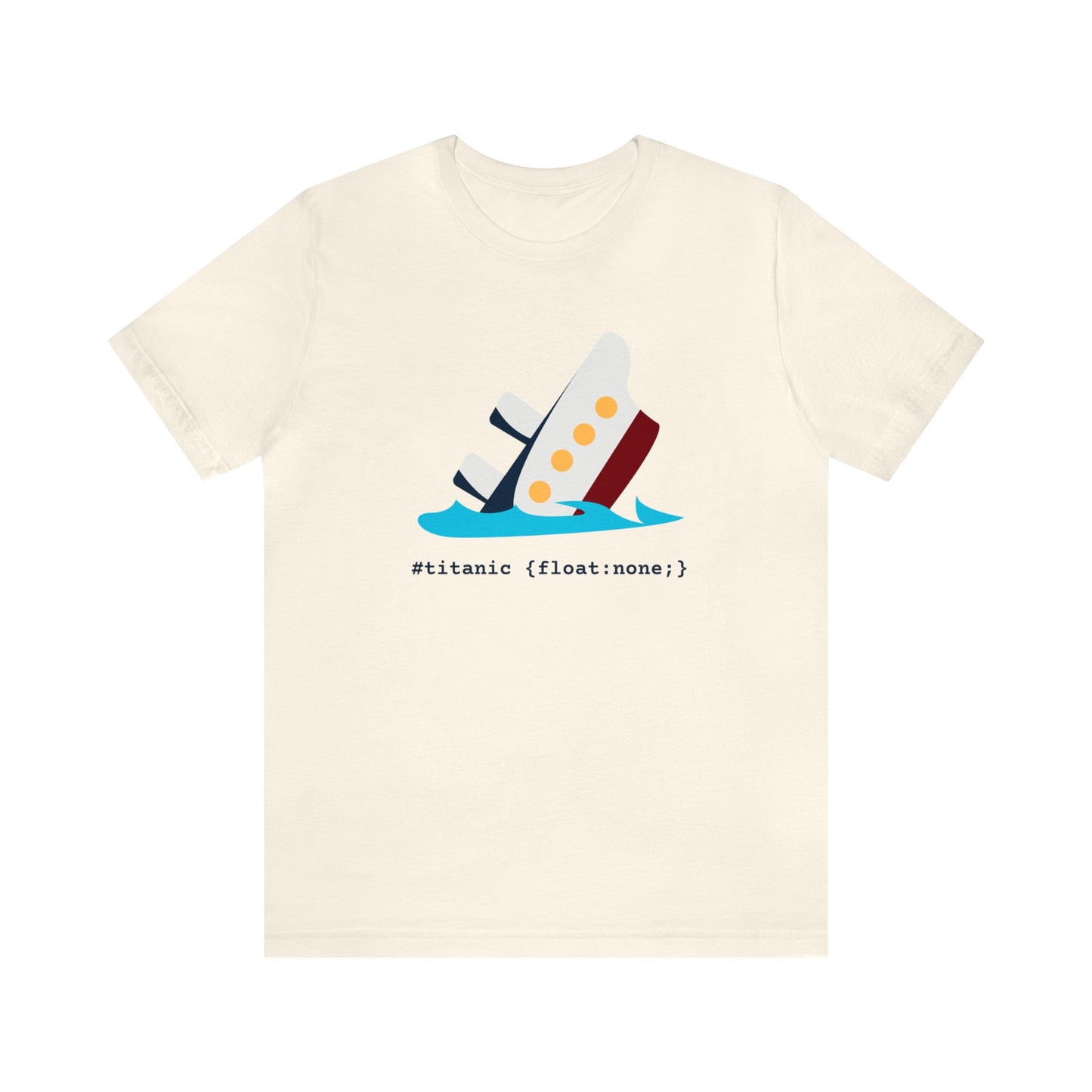 CSS Titanic Dark Humor Shirt