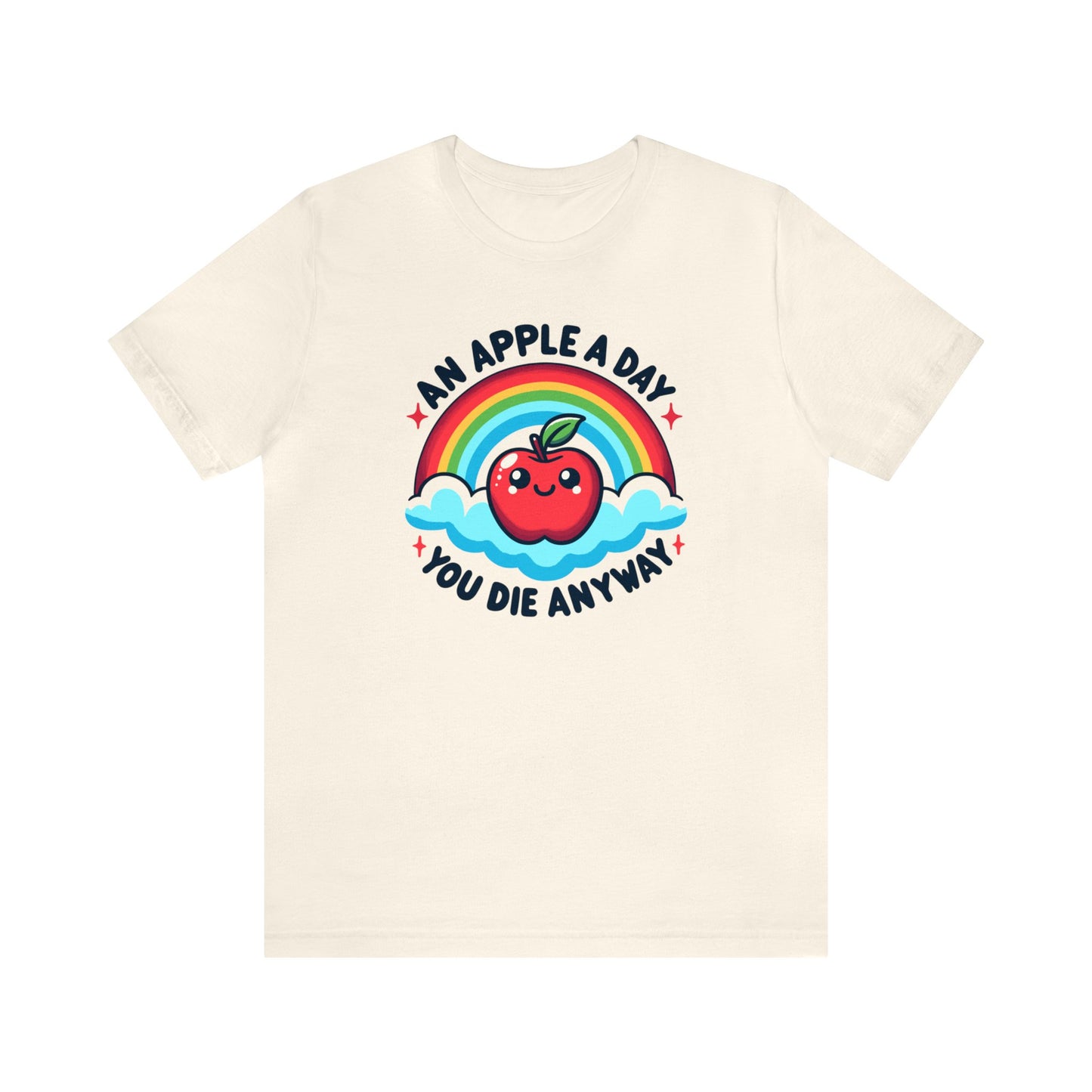 Apple A Day Dark Humor Shirt