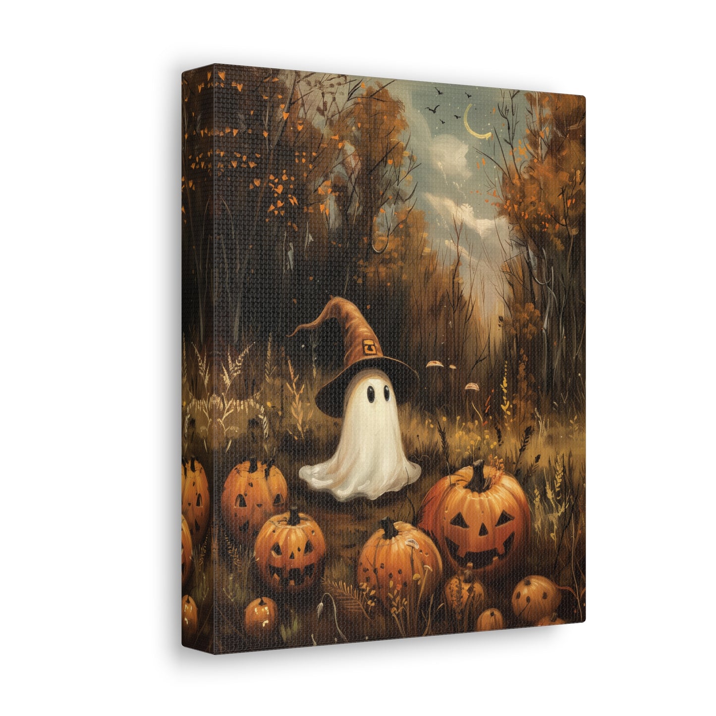 Halloween Ghost Decor Canvas Wall Art