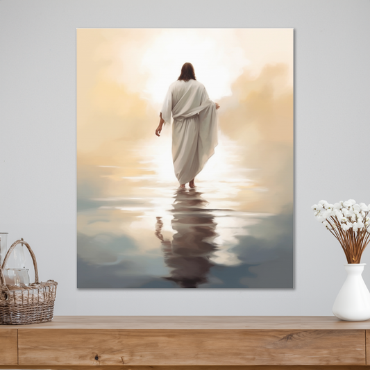 Peace Be Still Walking On Water Christian Wall Art