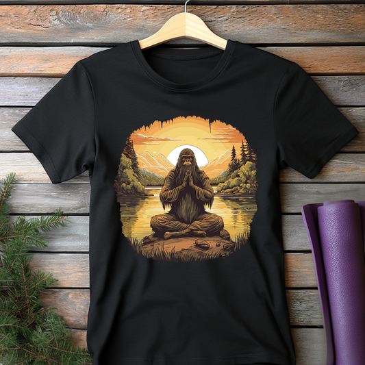 Bigfoot Doing Yoga Shirt