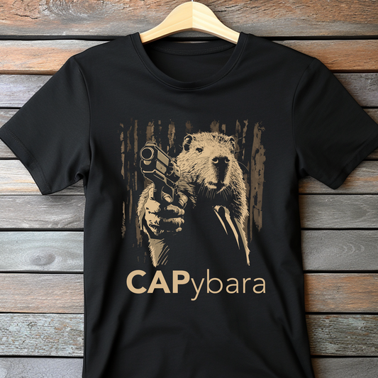 Assassin Capybara Shirt, Dark Humor Shirt