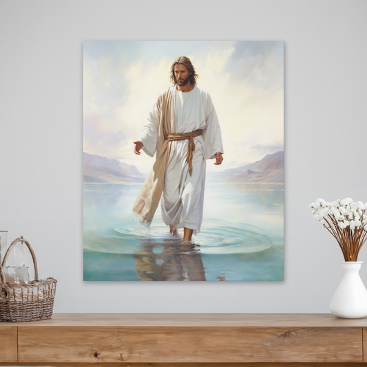 Jesus Walking on Water Christian Wall Art